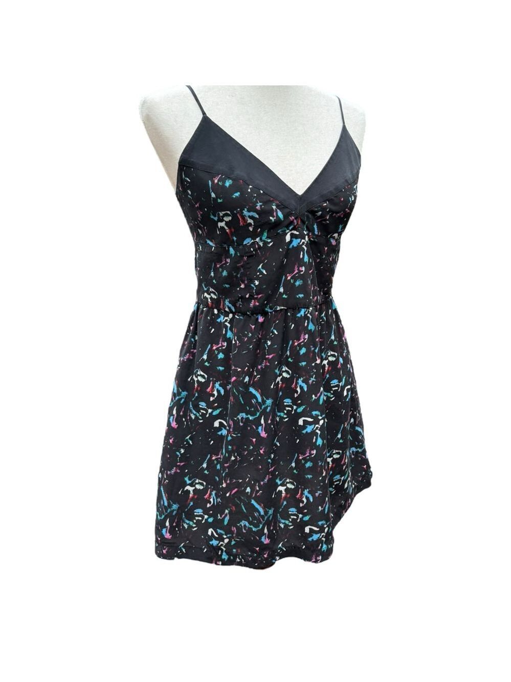 MYNE Silk Mini Dress Size 6 Y2K Indie Designer Party Cocktail Core Aesthetic - Picture 3 of 13